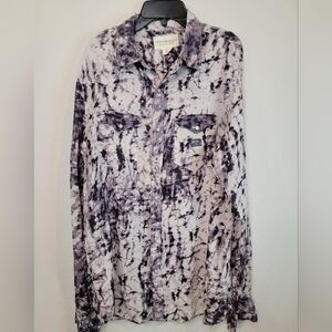 Denim and Supply by Ralph Lauren Viscose Pearl Snap Western Blouse Size M‎